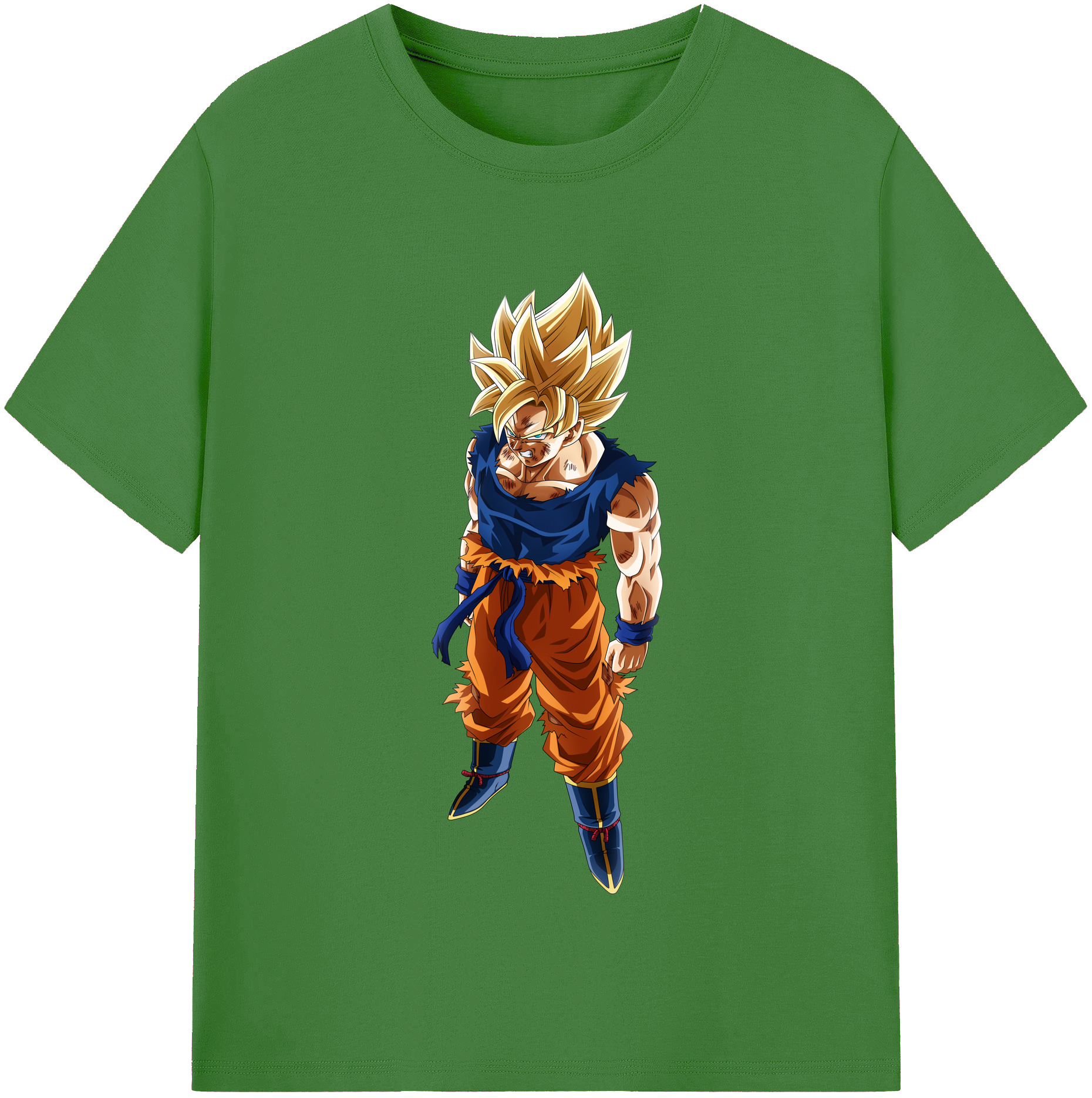 （画像用） ドラゴンボール 孫悟空（そん ごくう）Son Goku カカロット DRAGON BALL Kakarotto レディースカジュアルプリントTシャツ（綿100％）